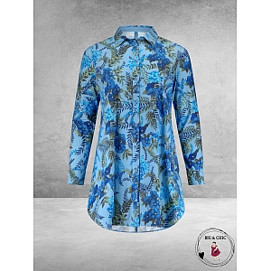 PLUS BASICS Blouse Long Greece